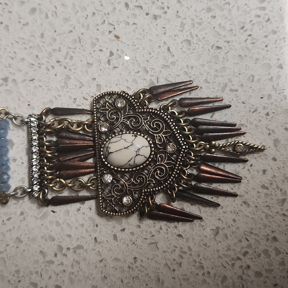 Maurices Beaded. Boho/Western Fasion Necklace - Picture 4 of 7